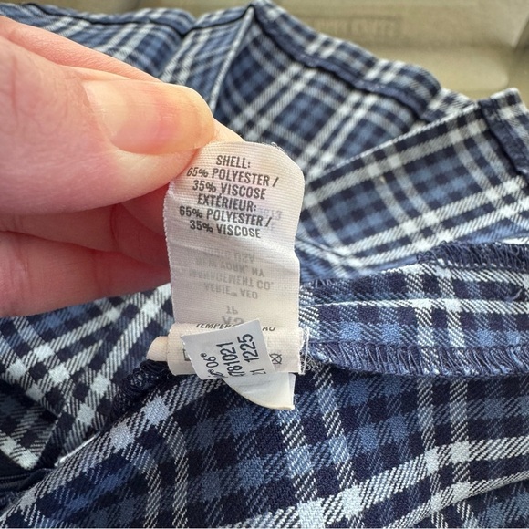 Aerie Boarding School Pleated Blue Plaid Mini Skirt - Picture 9 of 10